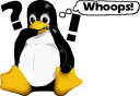 Tux: whoops!